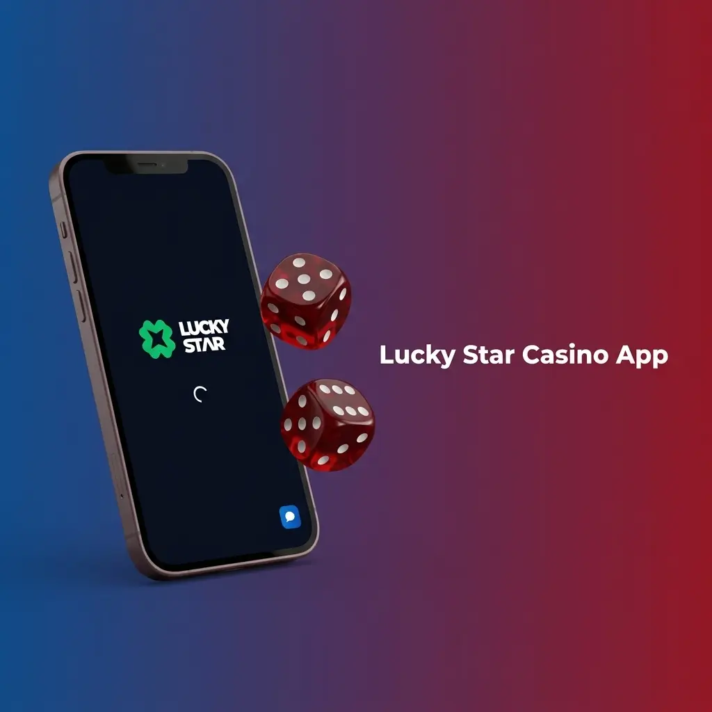 Lucky Star Casino app interface showing slots, live dealer games, and table games from top providers like Pragmatic Play