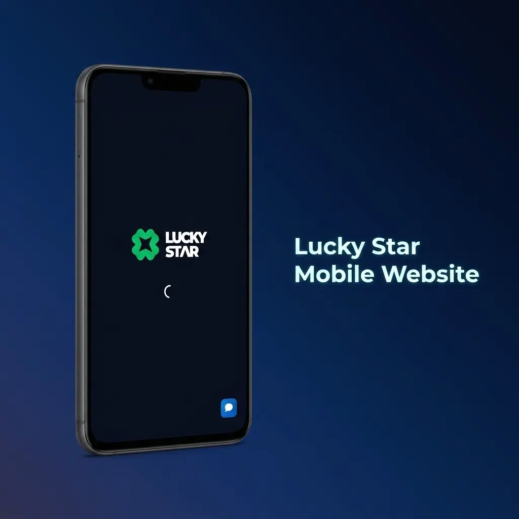 Lucky Star mobile-optimised website accessible on smartphones and tablets with sports betting, live casino, deposits and withdrawals